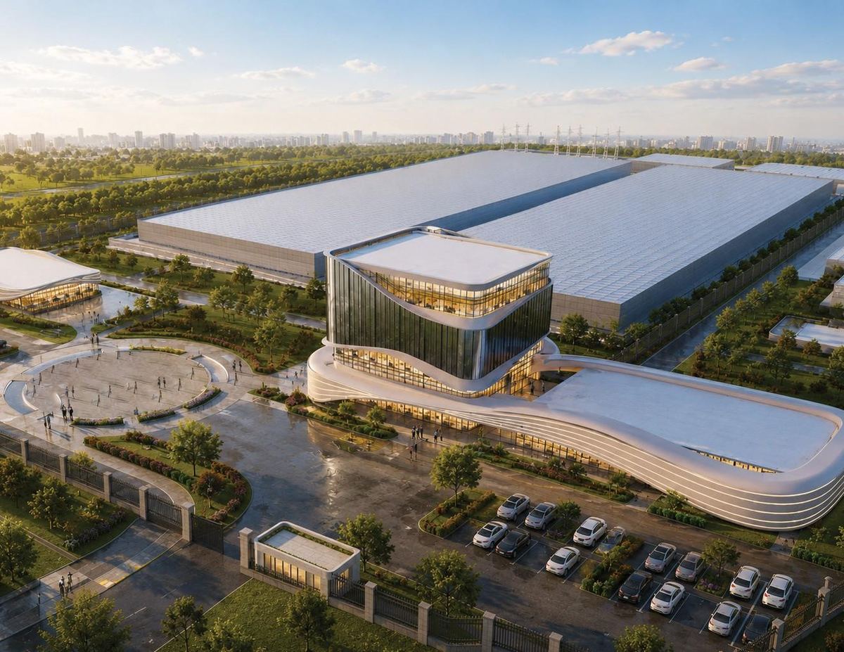 NAII data halls aerial view
