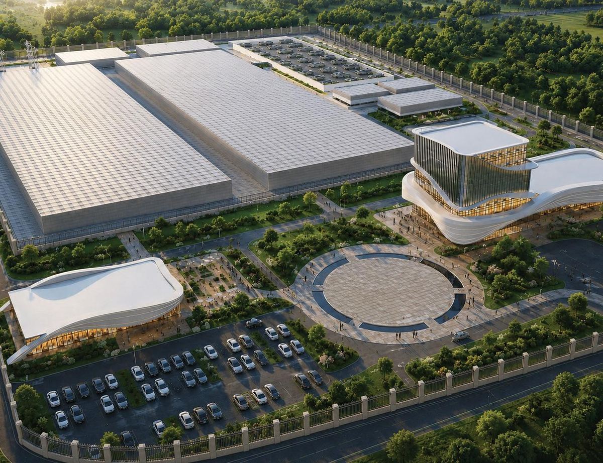 NAII campus aerial masterplan